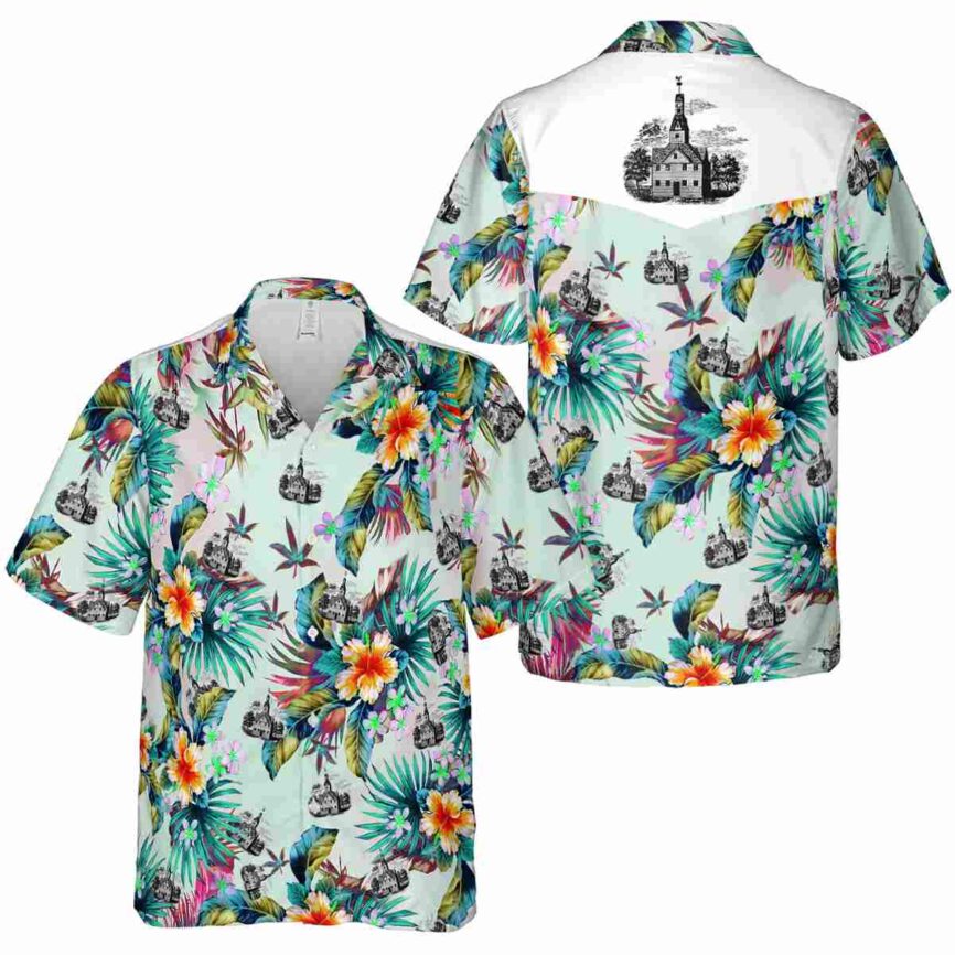 Puritan Floral Burst Hawaiian Shirt Premium grade