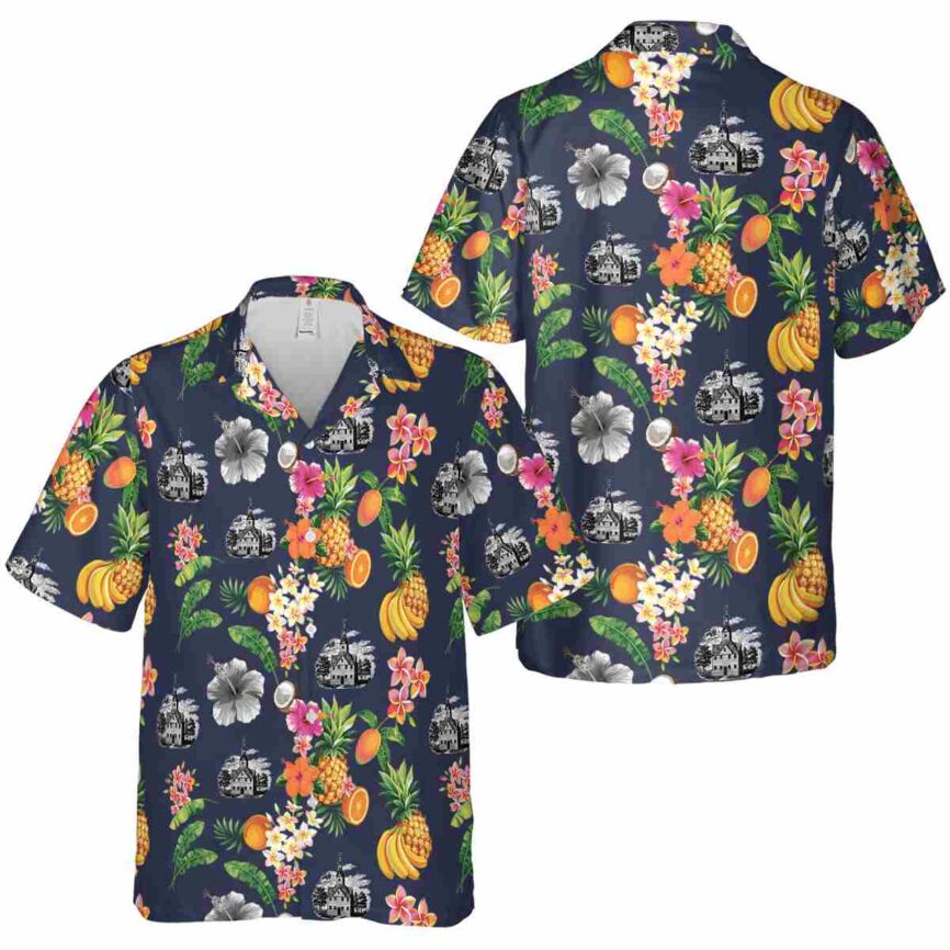 Puritan Fruit Pattern Hawaiian Shirt Premium grade
