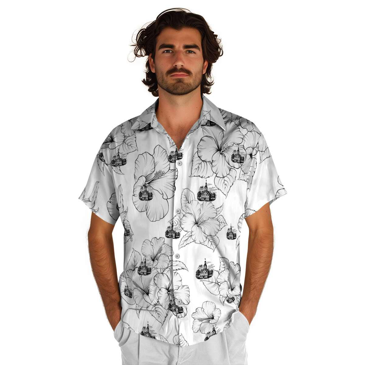 Puritan Hibiscus Flower Hawaiian Shirt New Arrival Puritan Hibiscus Flower Hawaiian Shirt New Arrival