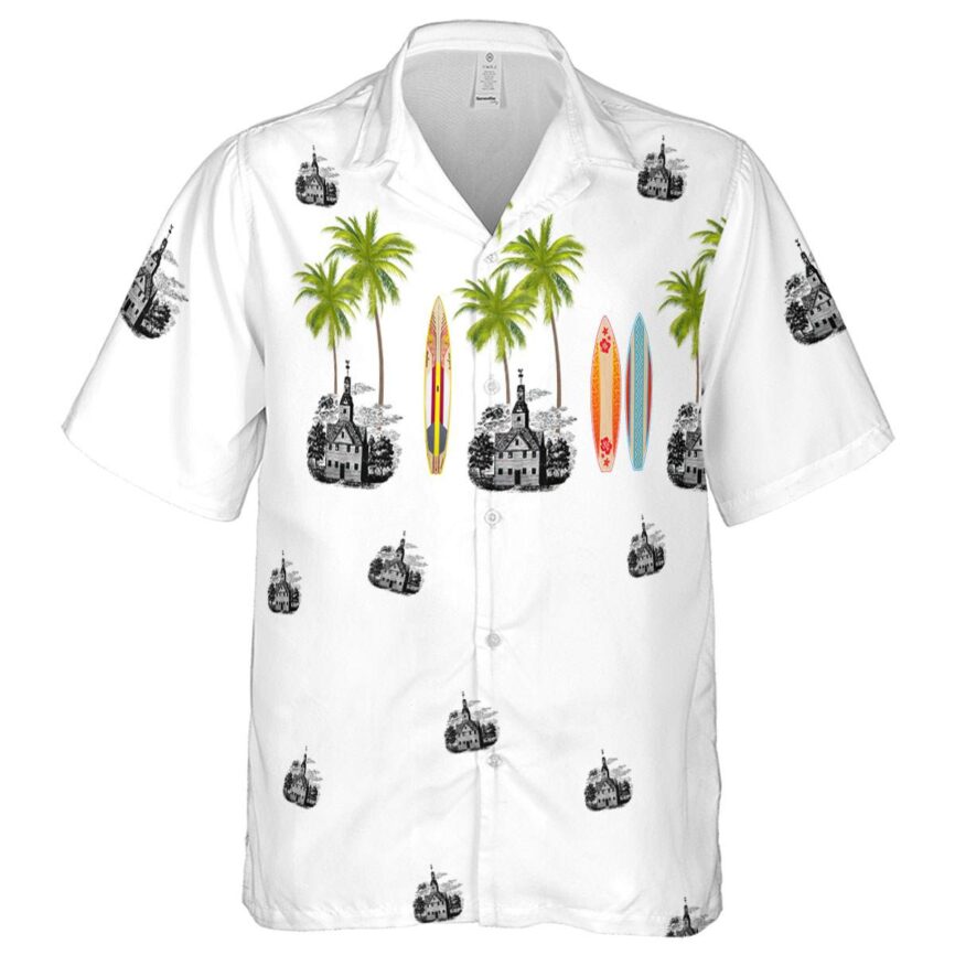 Puritan Island Theme Hawaiian Shirt Fashion forward