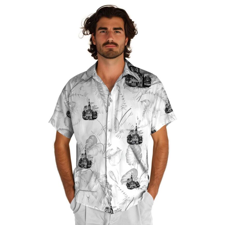 Puritan Leaf Pattern Hawaiian Shirt New Arrival