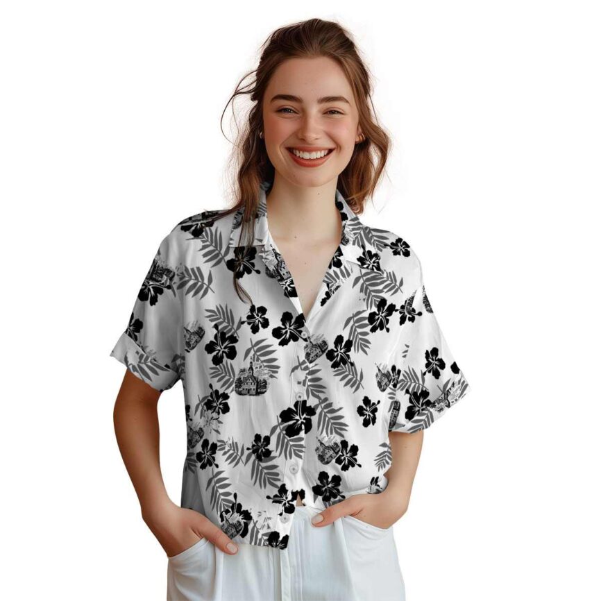 Puritan Leafy Hibiscus Hawaiian Shirt Top rated