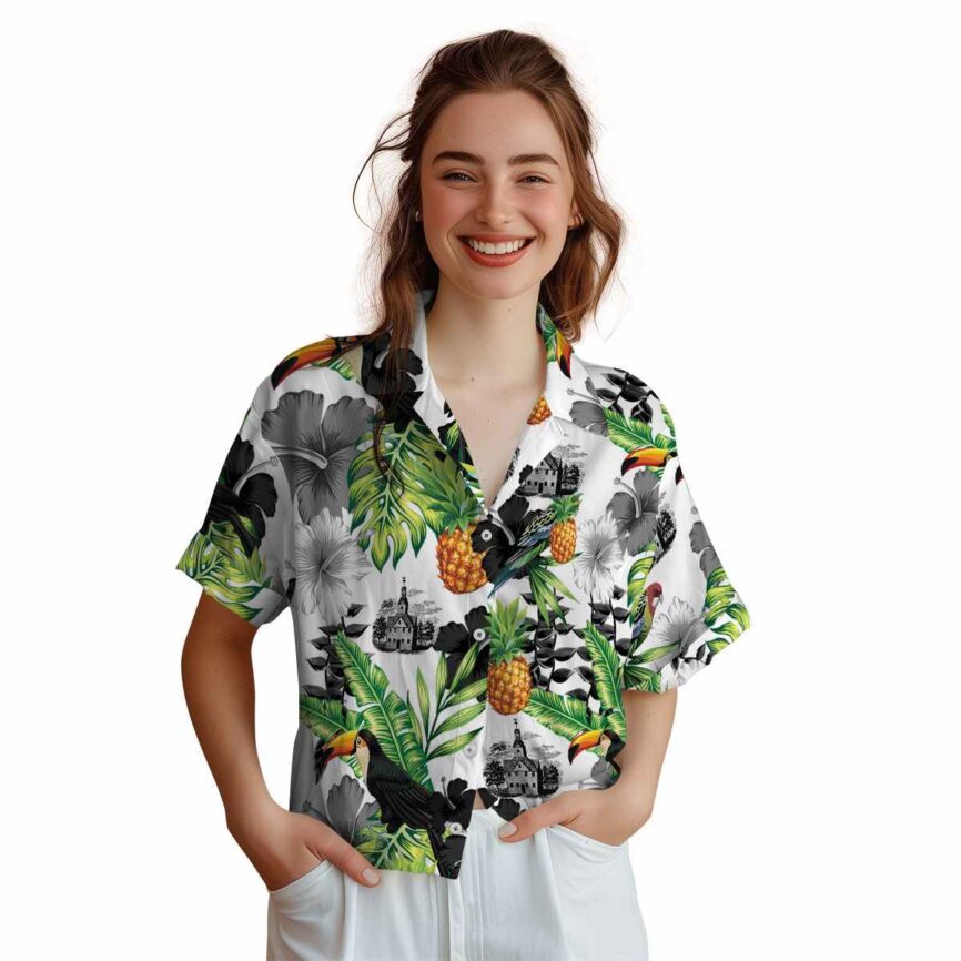 Puritan Leafy Toucan Hawaiian Shirt Top rated
