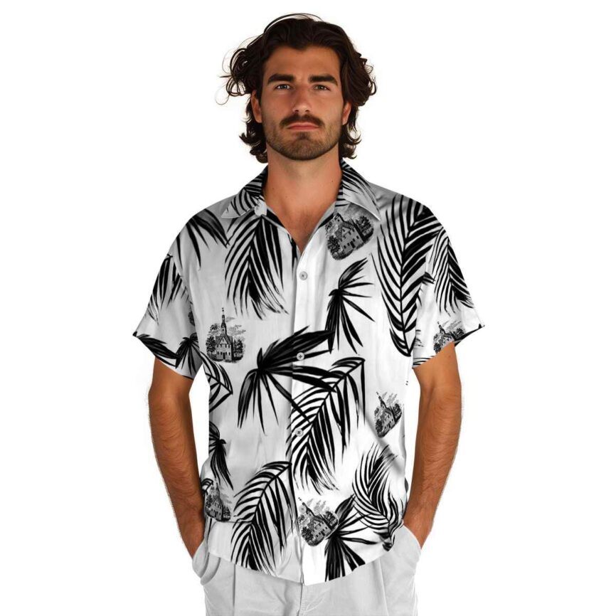 Puritan Monochrome Palm Hawaiian Shirt New Arrival
