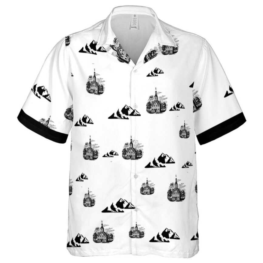 Puritan Palm Island Graphic Hawaiian Shirt Fashion forward