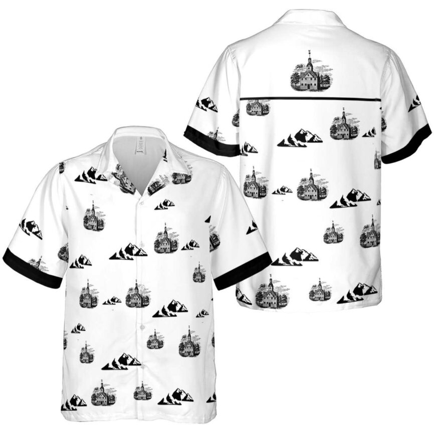 Puritan Palm Island Graphic Hawaiian Shirt Premium grade