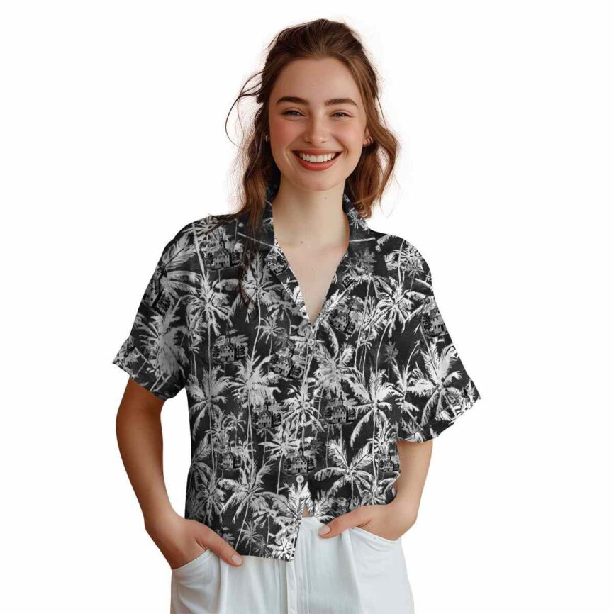 Puritan Palm Themed Hawaiian Shirt Top rated