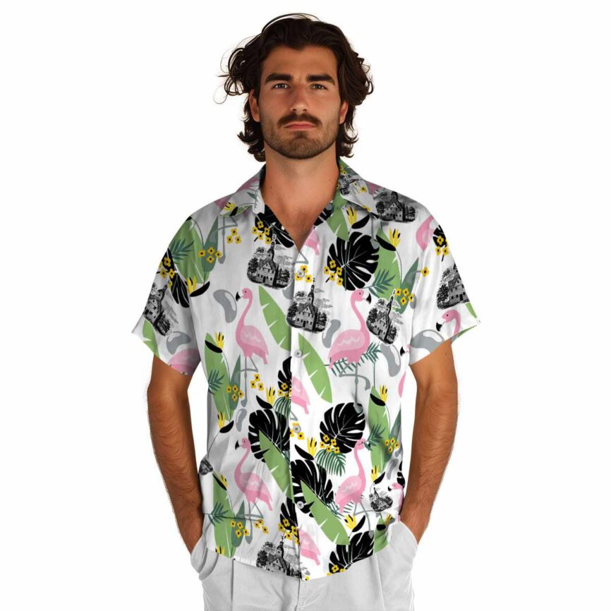 Puritan Pink Flamingo Hawaiian Shirt New Arrival