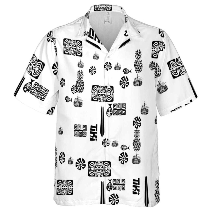 Puritan Tiki Motifs Hawaiian Shirt Fashion forward