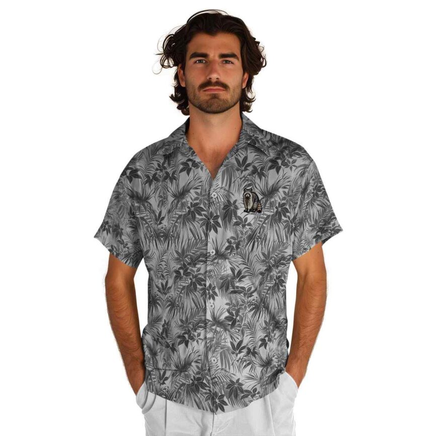 Raccoon Foliage Print Hawaiian Shirt New Arrival