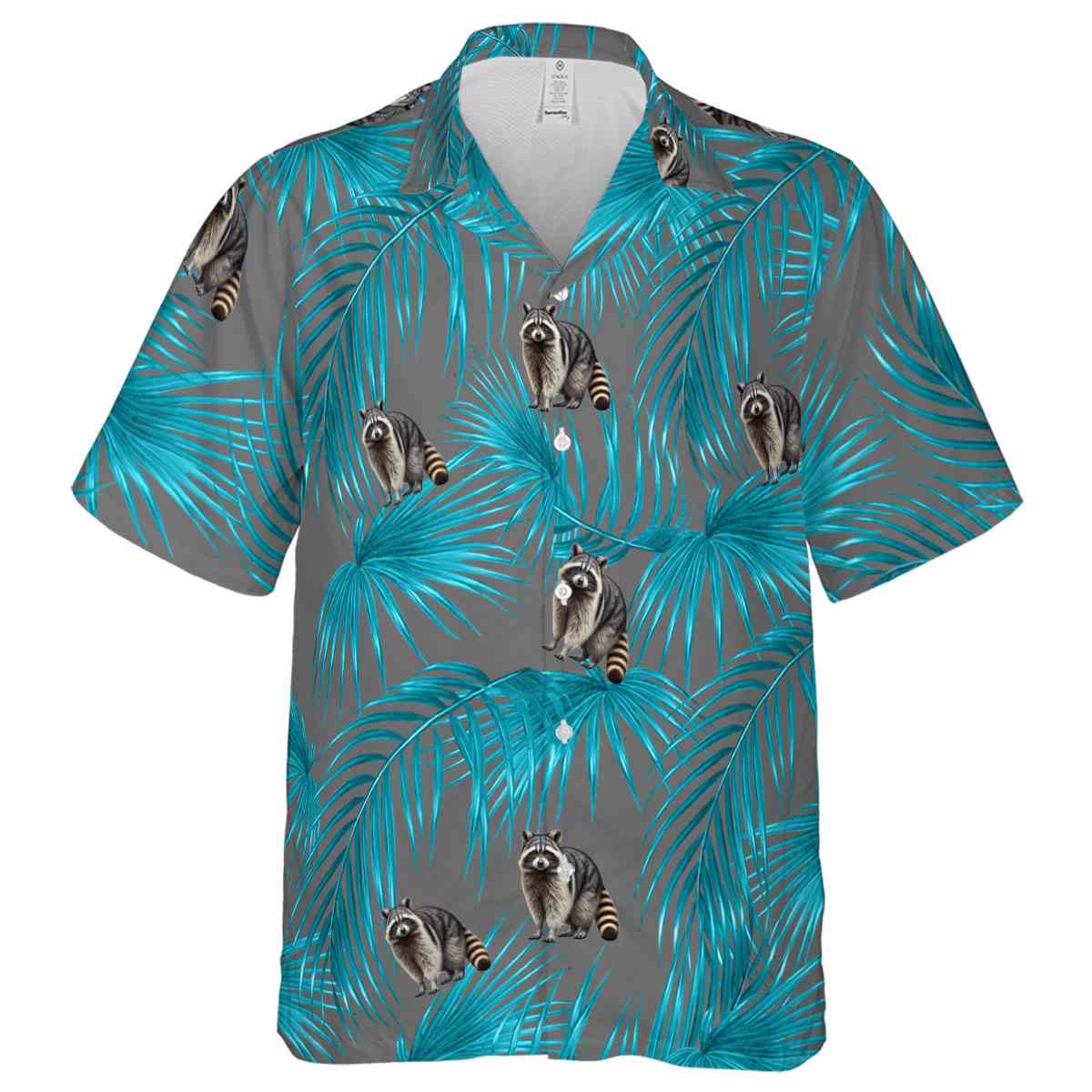 Raccoon Palm Frond Hawaiian Shirt Fashion forward Raccoon Palm Frond Hawaiian Shirt Fashion forward