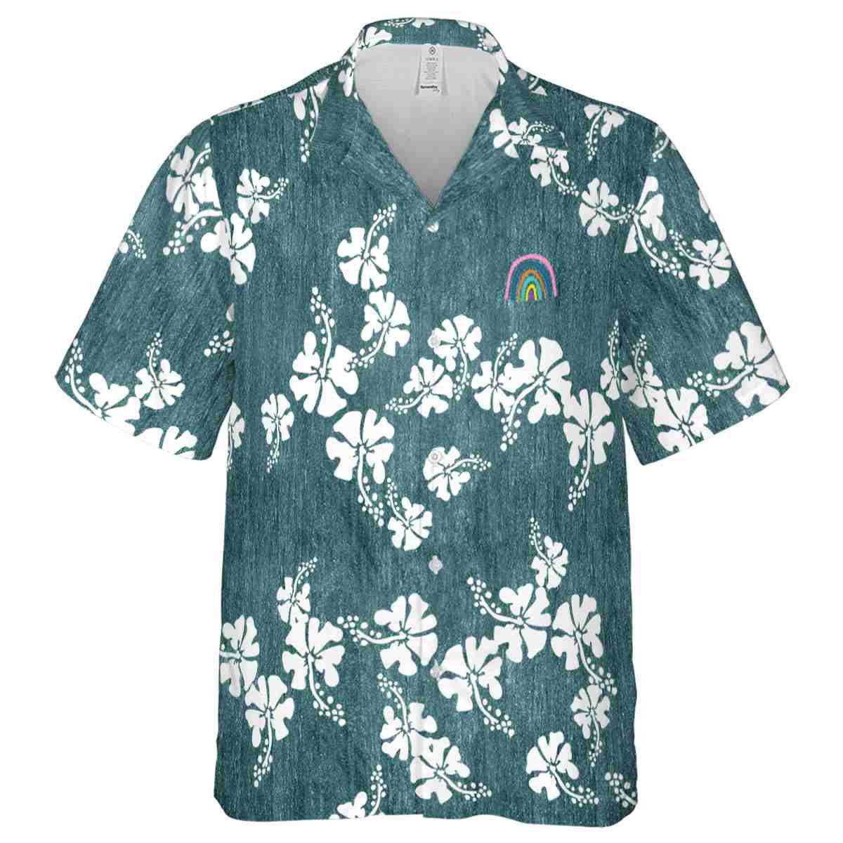 Rainbow Hibiscus Blossom Hawaiian Shirt Fashion forward Rainbow Hibiscus Blossom Hawaiian Shirt Fashion forward