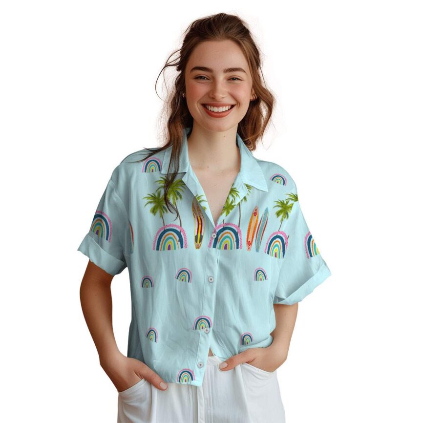 Rainbow Island Theme Hawaiian Shirt Top rated