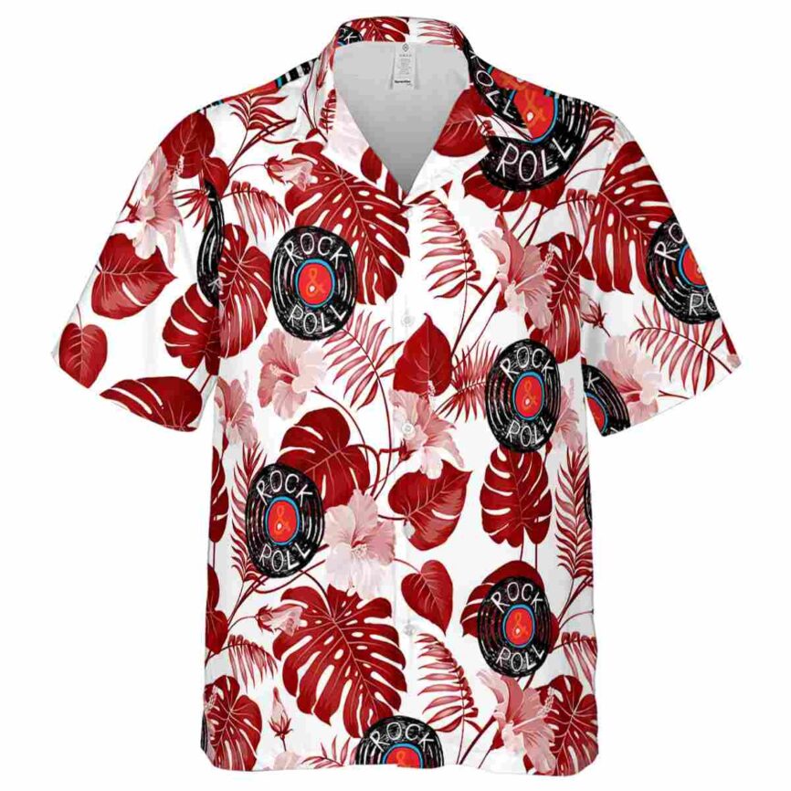 Rock And Roll Leaf Pattern Hawaiian Shirt Fashion forward
