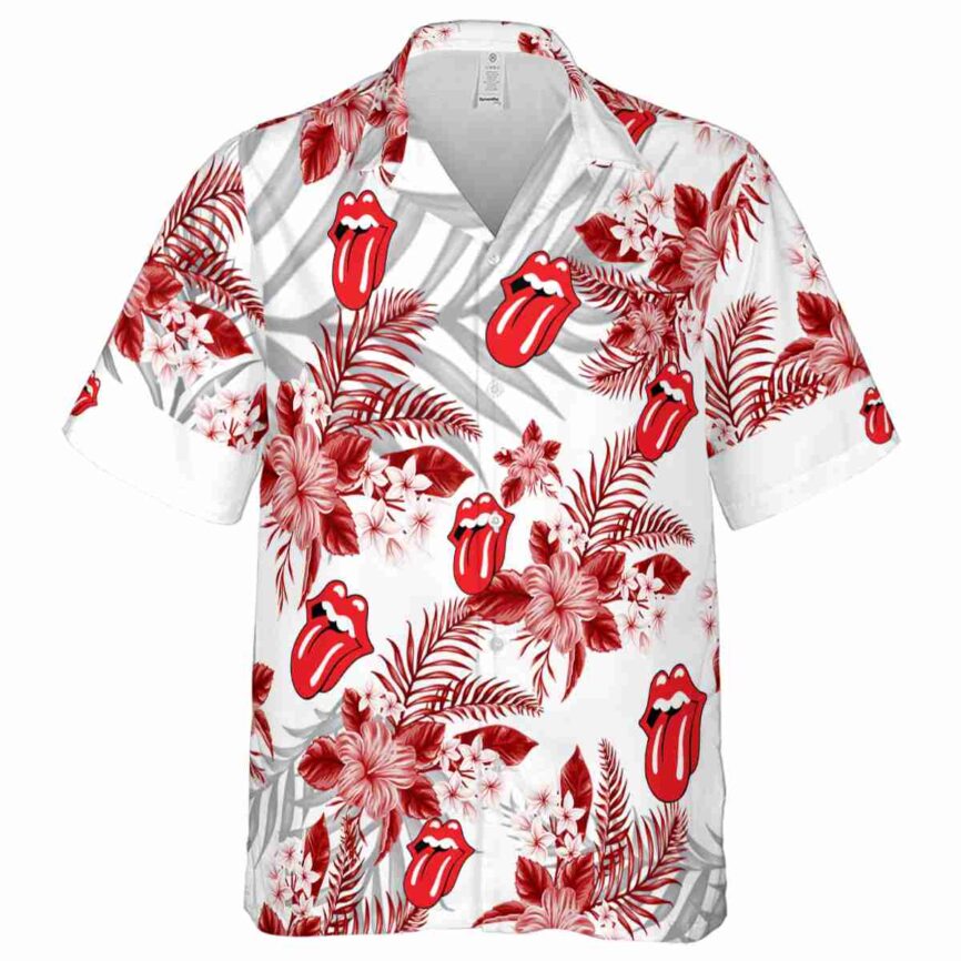 Rock And Roll Tropical Blossom Hawaiian Shirt Fashion forward