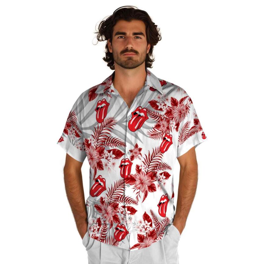 Rock And Roll Tropical Blossom Hawaiian Shirt New Arrival