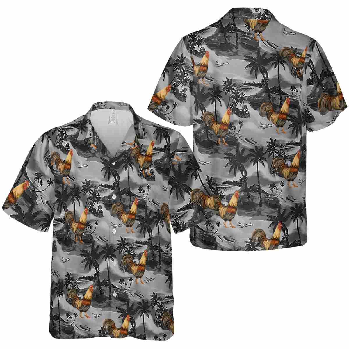 Rooster Island Beach Hawaiian Shirt Premium grade Rooster Island Beach Hawaiian Shirt Premium grade
