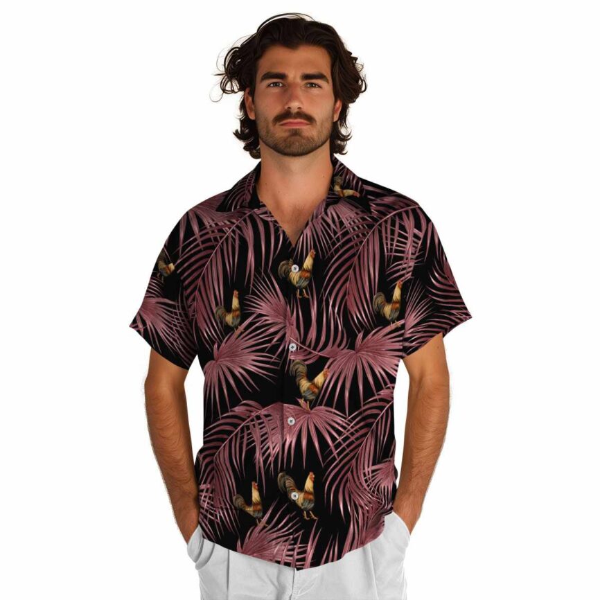 Rooster Palm Frond Hawaiian Shirt New Arrival