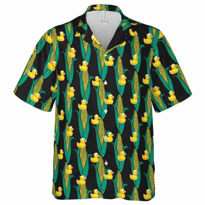 Rubber Duck Corn Element Hawaiian Shirt Fashion forward