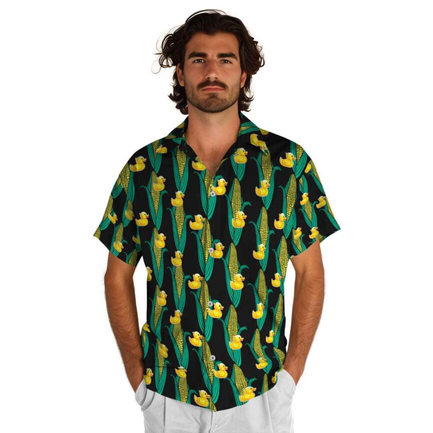 Rubber Duck Corn Element Hawaiian Shirt New Arrival