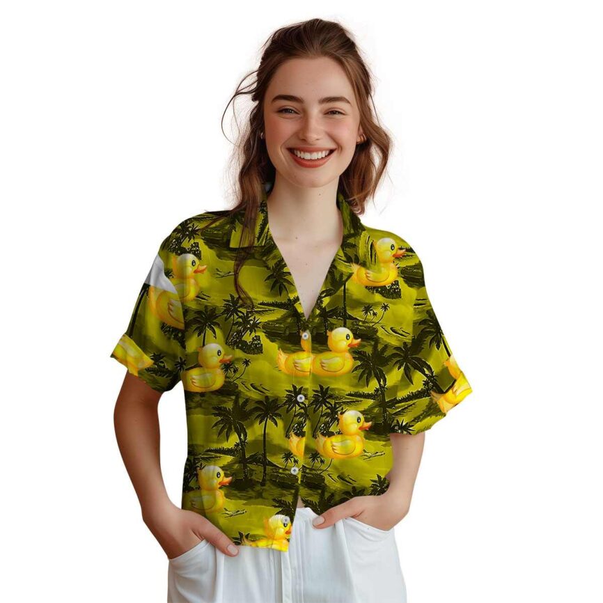 Rubber Duck Island Beach Hawaiian Shirt Top rated