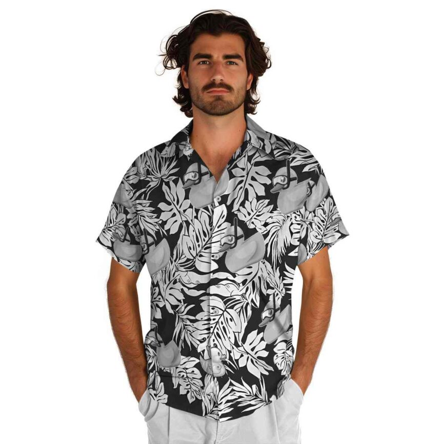 Rubber Duck Monstera Foliage Hawaiian Shirt New Arrival