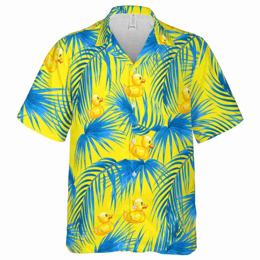 Rubber Duck Palm Frond Hawaiian Shirt Fashion forward