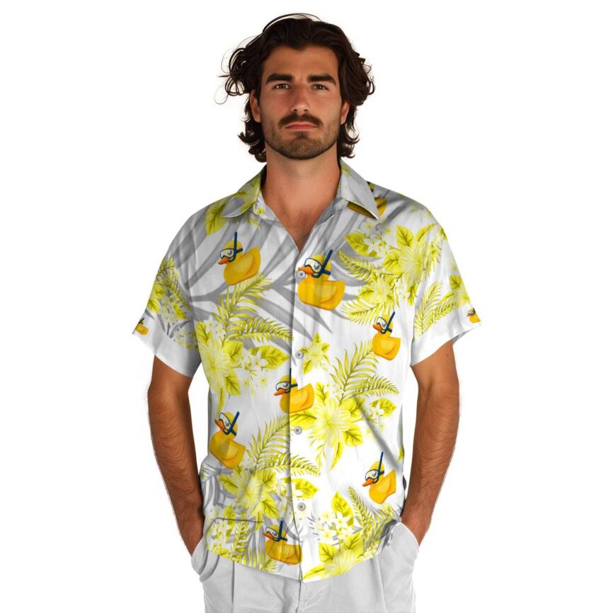 Rubber Duck Tropical Blossom Hawaiian Shirt New Arrival