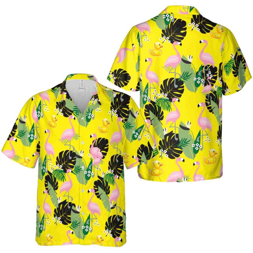 Rubber Duck Tropical Flamingo Hawaiian Shirt Premium grade
