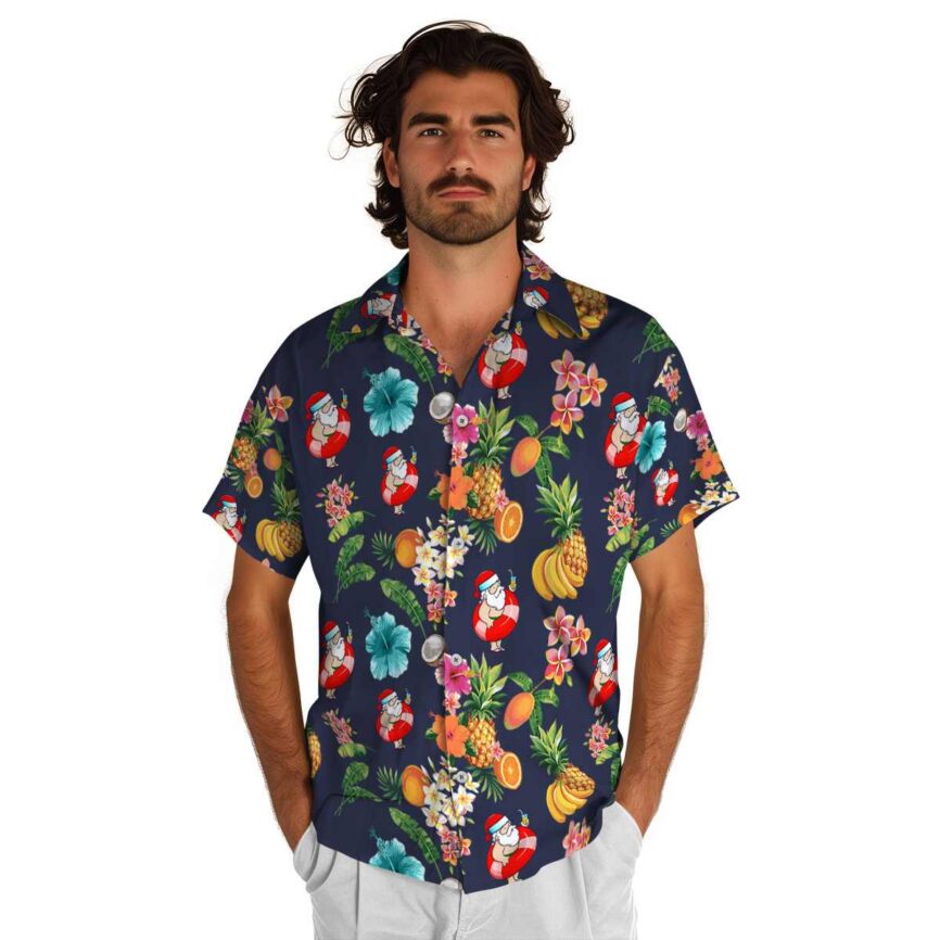 Santa Fruit Pattern Hawaiian Shirt New Arrival