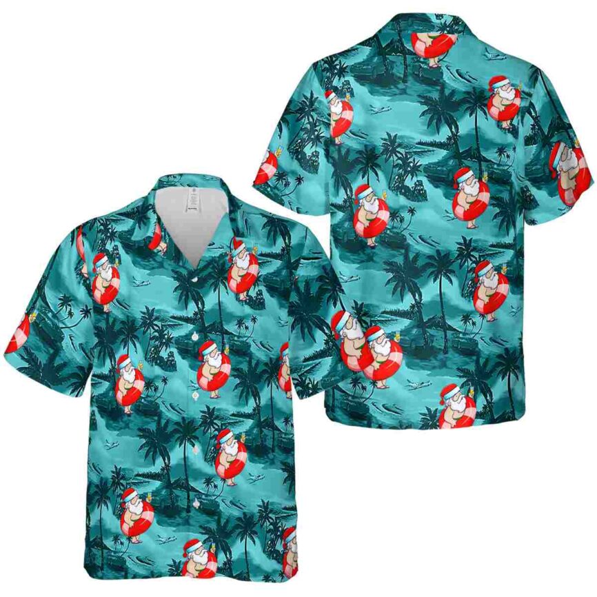 Santa Island Beach Hawaiian Shirt Premium grade