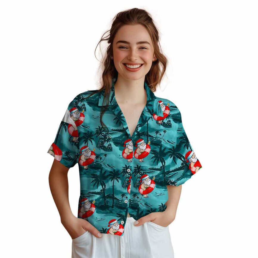 Santa Island Beach Hawaiian Shirt Top rated