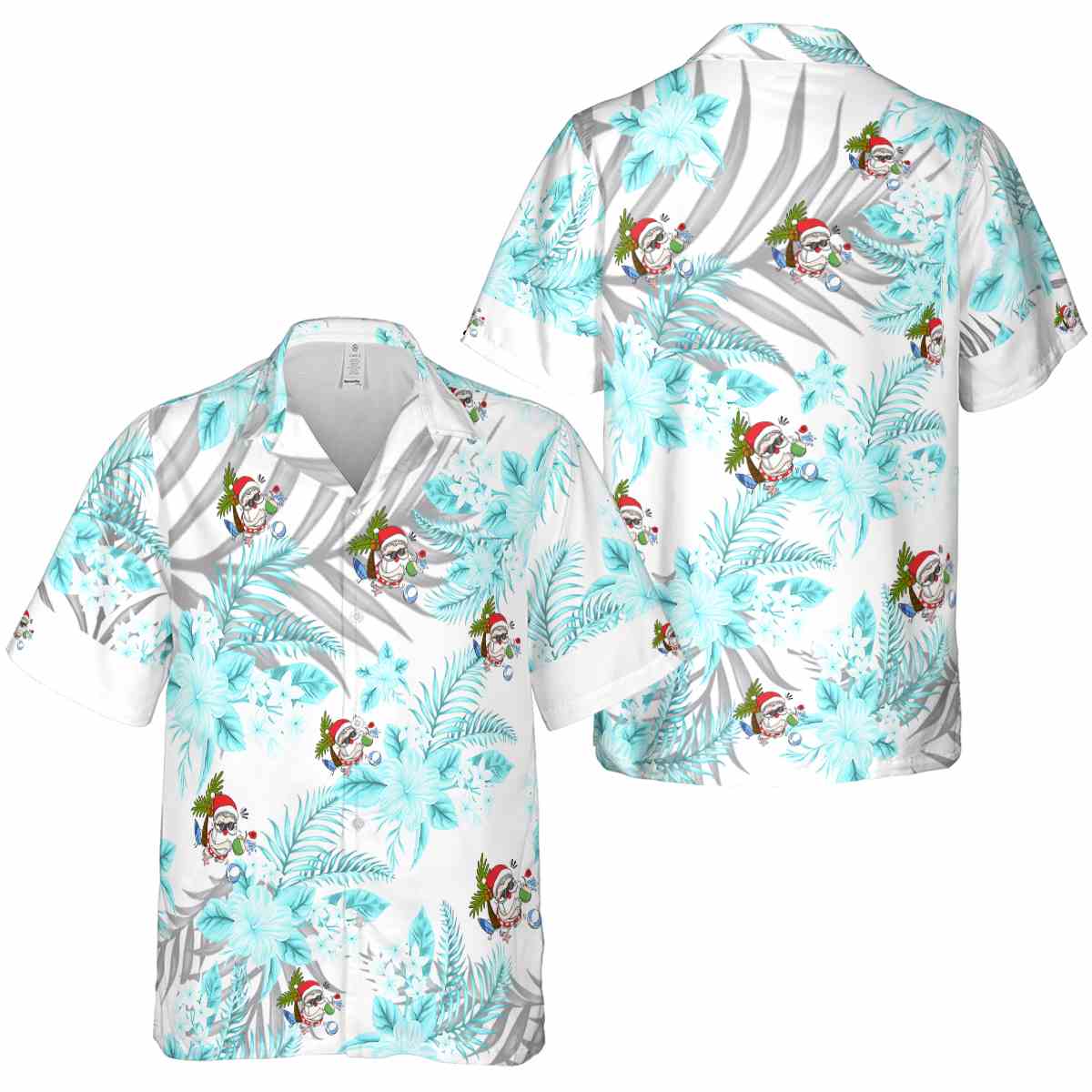 Santa Tropical Blossom Hawaiian Shirt Premium grade Santa Tropical Blossom Hawaiian Shirt Premium grade