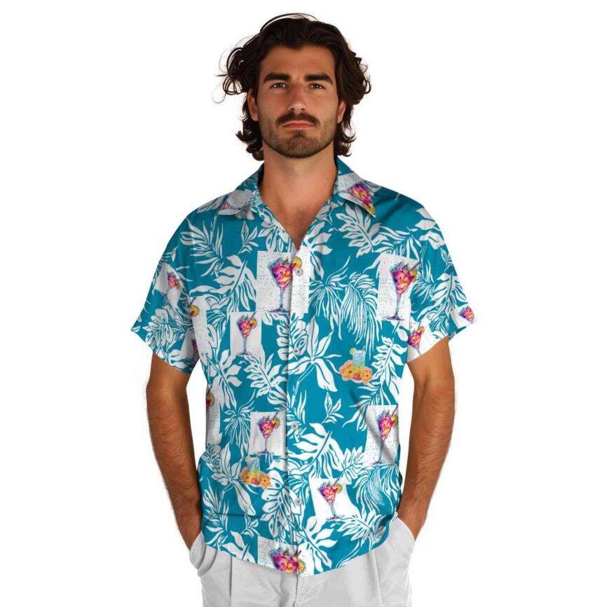Scotch And Soda Bold Foliage Hawaiian Shirt New Arrival