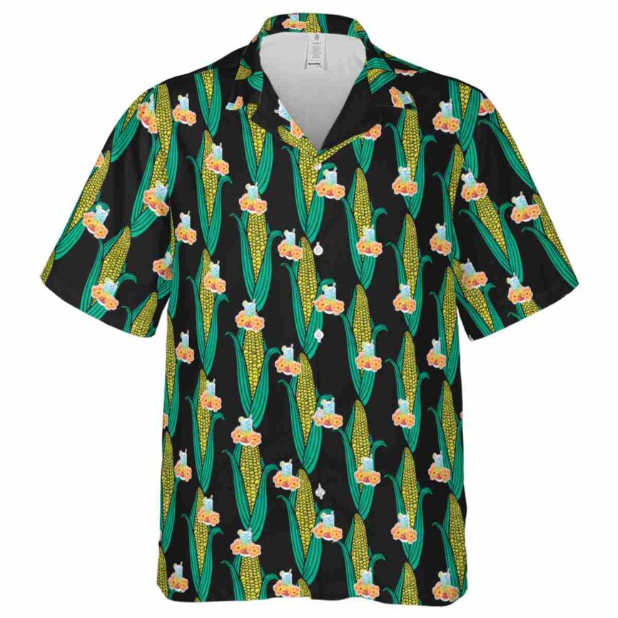 Scotch And Soda Corn Element Hawaiian Shirt Fashion forward