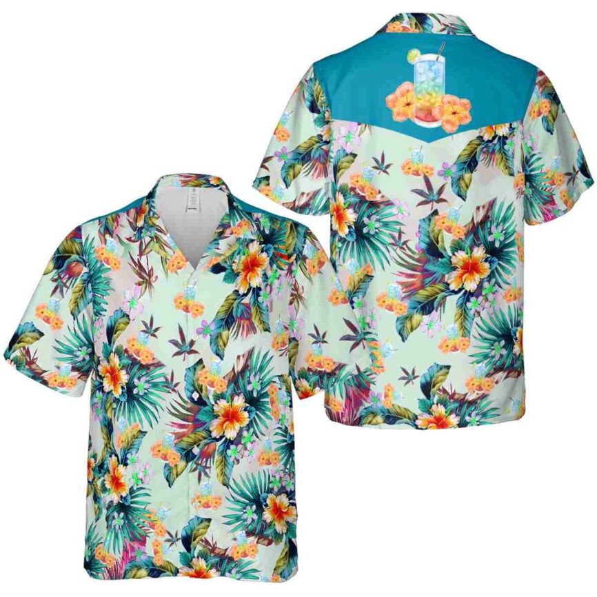 Scotch And Soda Floral Burst Hawaiian Shirt Premium grade