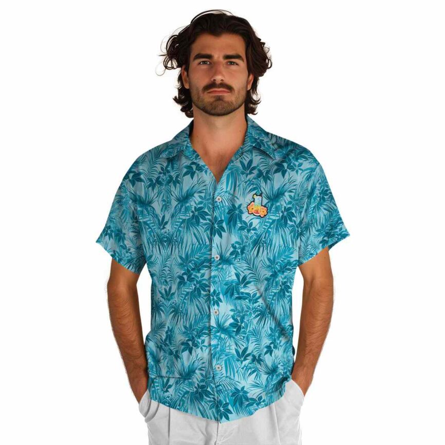Scotch And Soda Foliage Print Hawaiian Shirt New Arrival