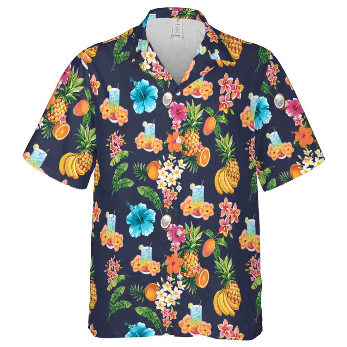 Scotch And Soda Fruit Pattern Hawaiian Shirt Fashion forward Scotch And Soda Fruit Pattern Hawaiian Shirt Fashion forward