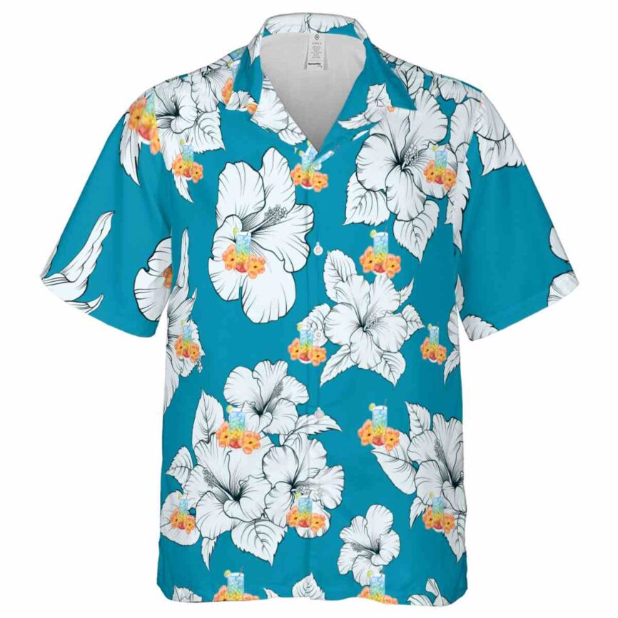 Scotch And Soda Hibiscus Flower Hawaiian Shirt Fashion forward