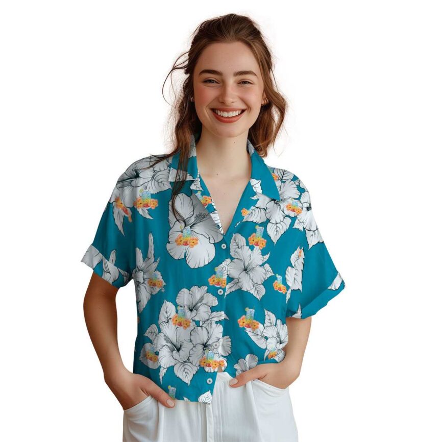 Scotch And Soda Hibiscus Flower Hawaiian Shirt Top rated