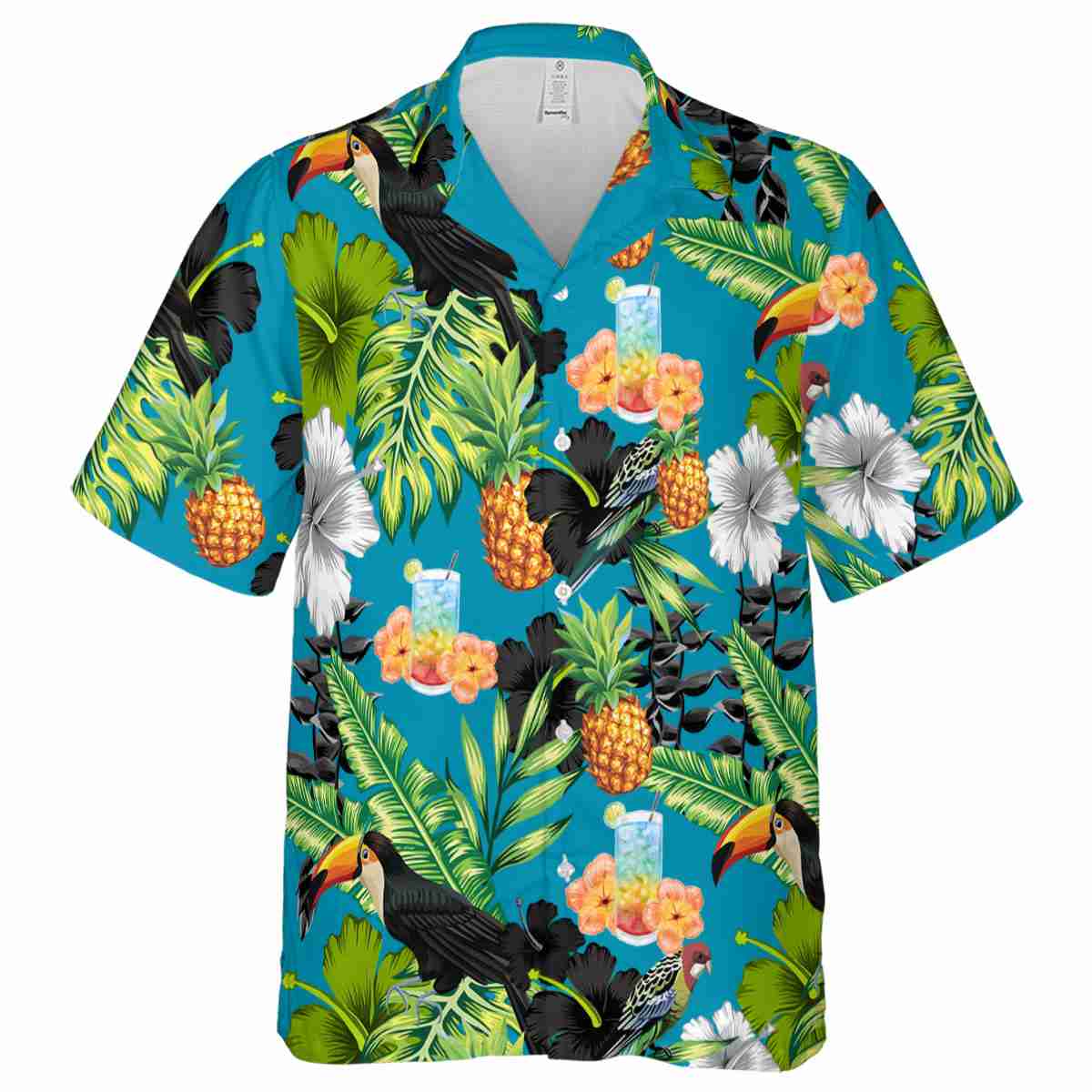 Scotch And Soda Leafy Toucan Hawaiian Shirt Fashion forward Scotch And Soda Leafy Toucan Hawaiian Shirt Fashion forward