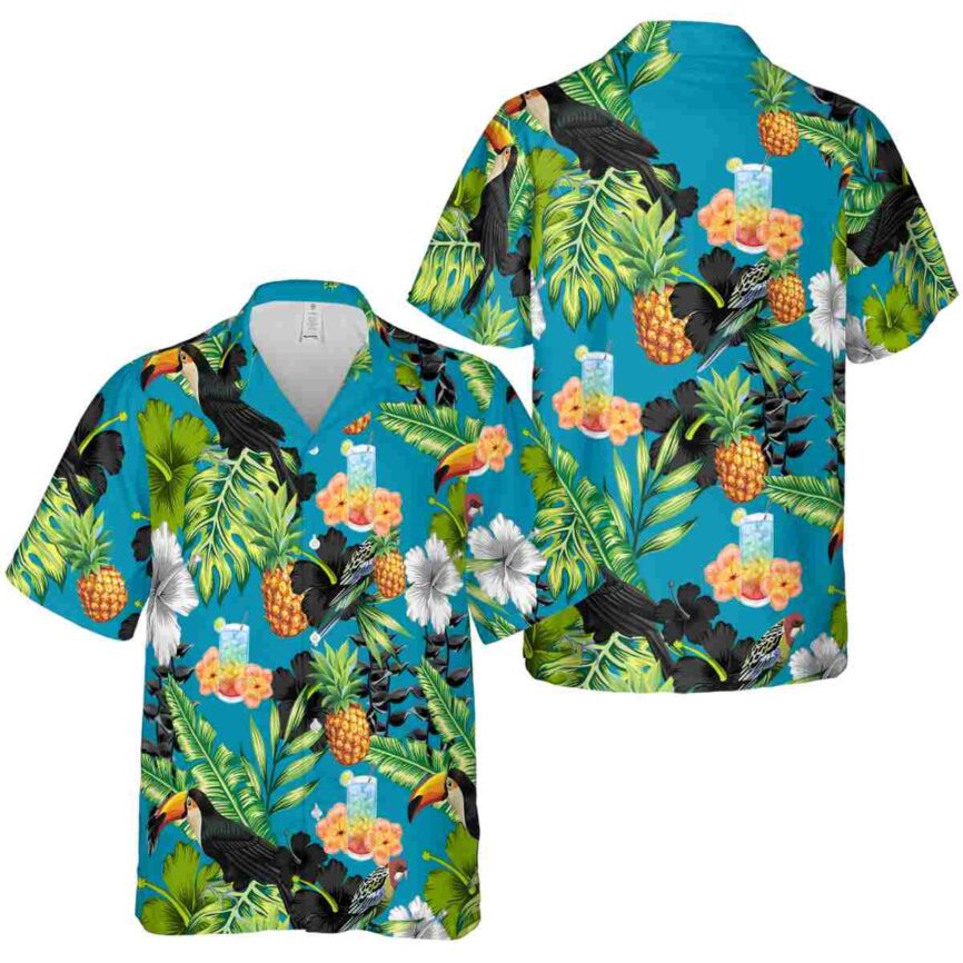 Scotch And Soda Leafy Toucan Hawaiian Shirt Premium grade