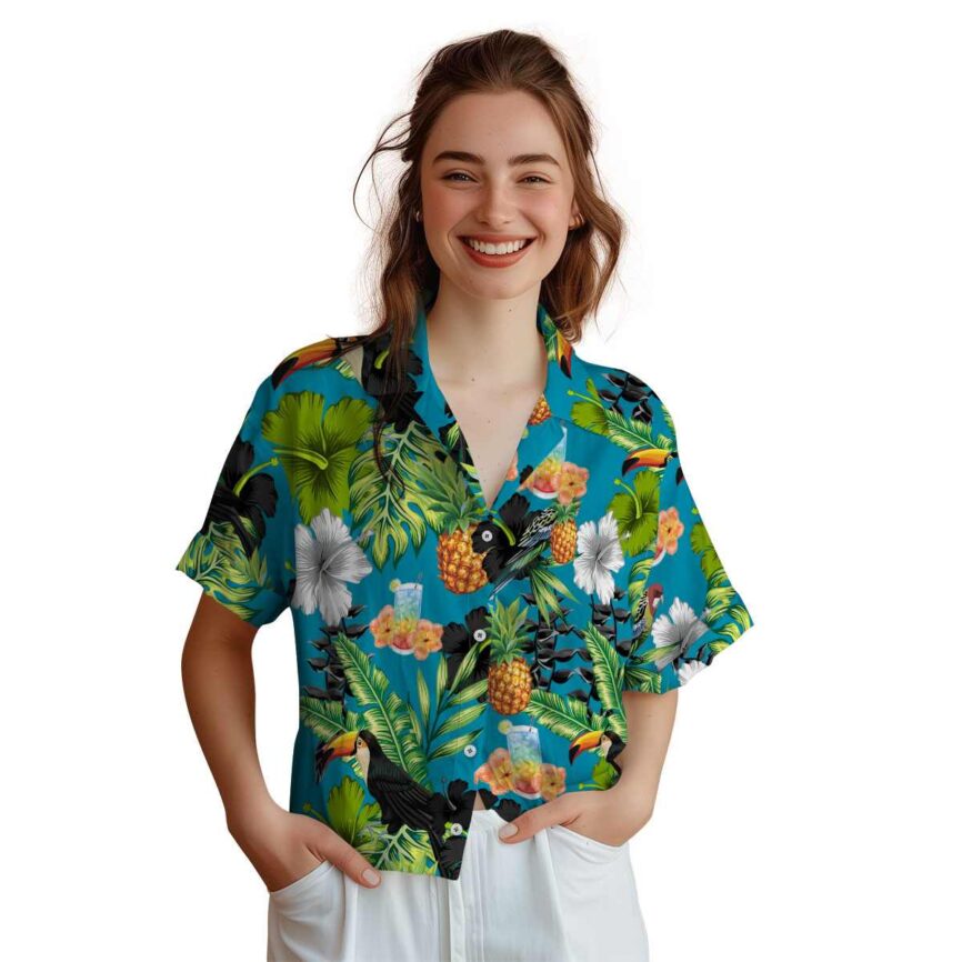 Scotch And Soda Leafy Toucan Hawaiian Shirt Top rated