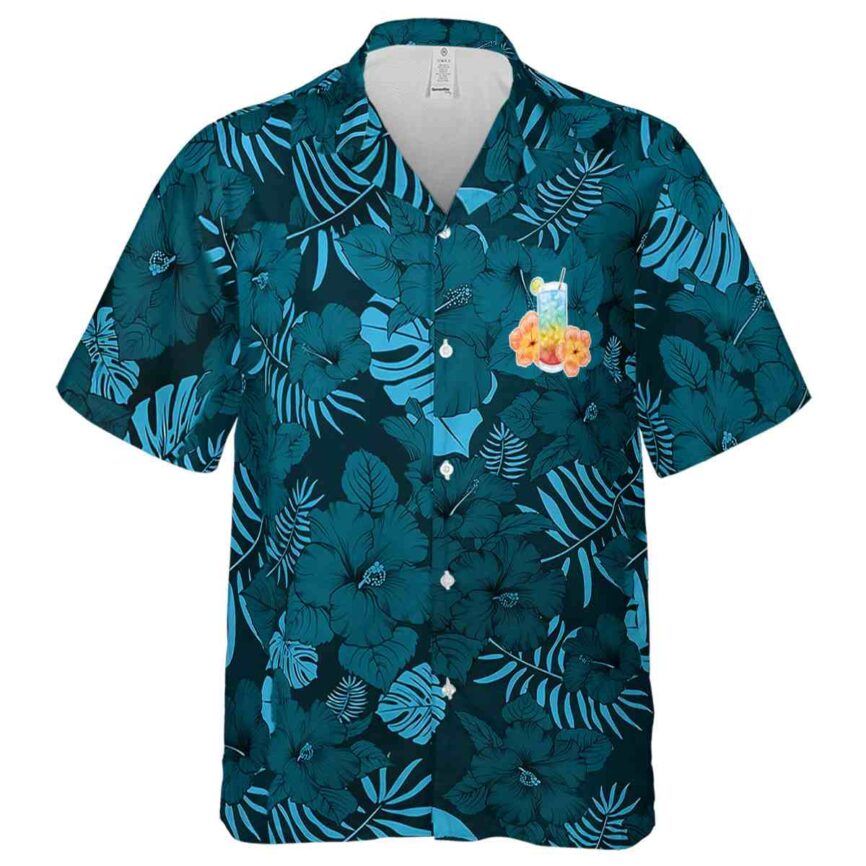Scotch And Soda Monochrome Floral Hawaiian Shirt Fashion forward