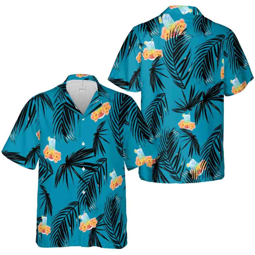 Scotch And Soda Monochrome Palm Hawaiian Shirt Premium grade