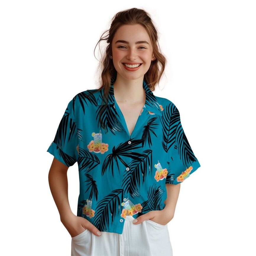 Scotch And Soda Monochrome Palm Hawaiian Shirt Top rated