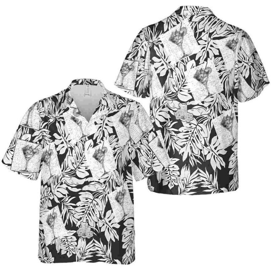 Scotch And Soda Monstera Foliage Hawaiian Shirt Premium grade