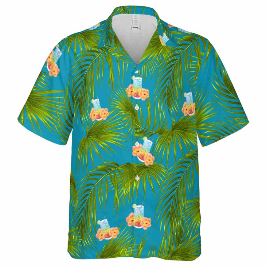 Scotch And Soda Palm Frond Hawaiian Shirt Fashion forward