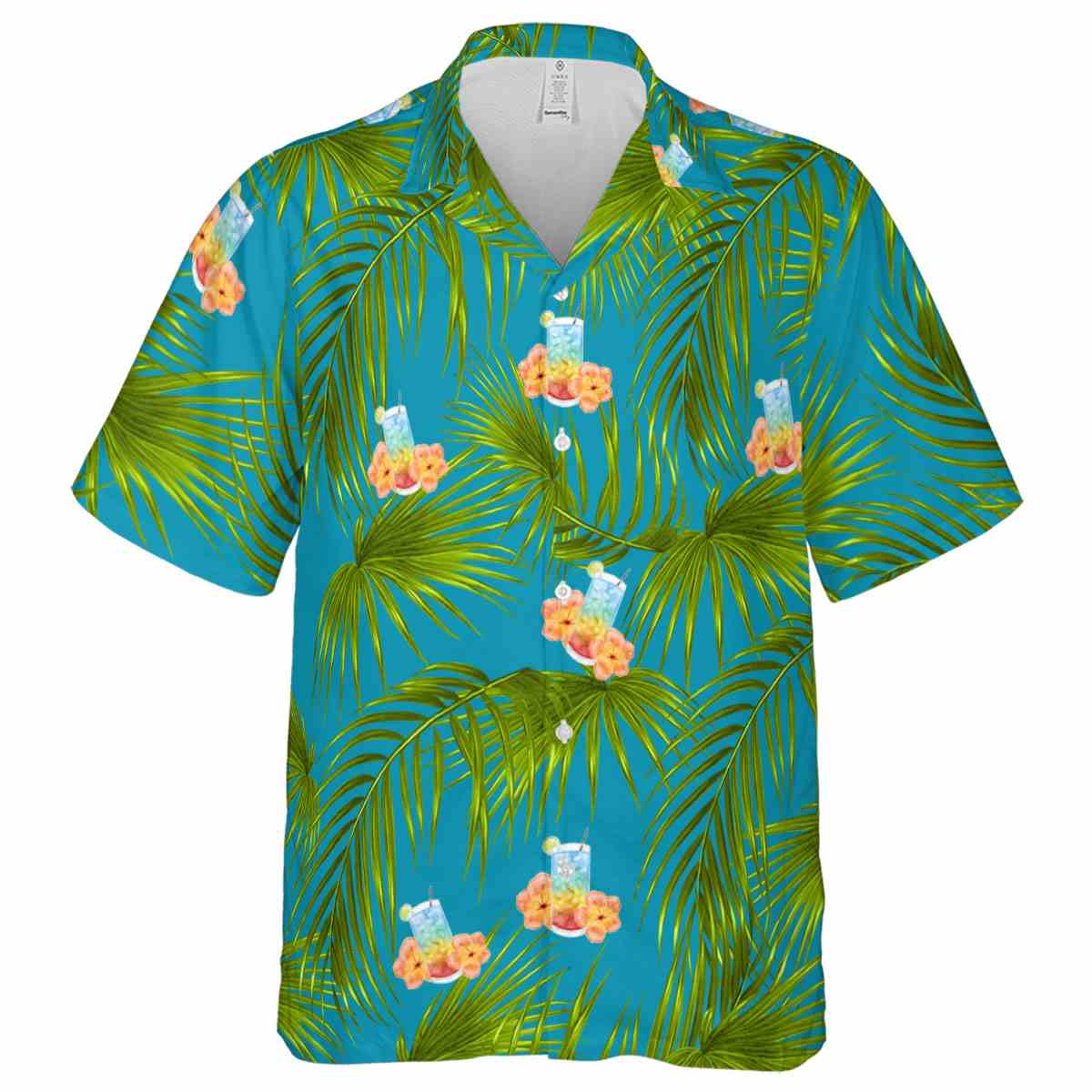 Scotch And Soda Palm Frond Hawaiian Shirt Fashion forward Scotch And Soda Palm Frond Hawaiian Shirt Fashion forward