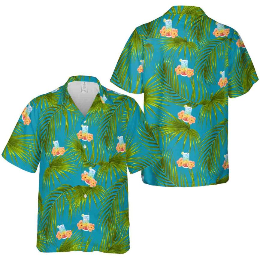 Scotch And Soda Palm Frond Hawaiian Shirt Premium grade